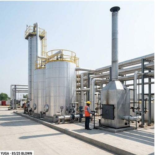 Blown bitumen plant - left-side view