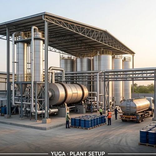Complete plant setup - right-side view