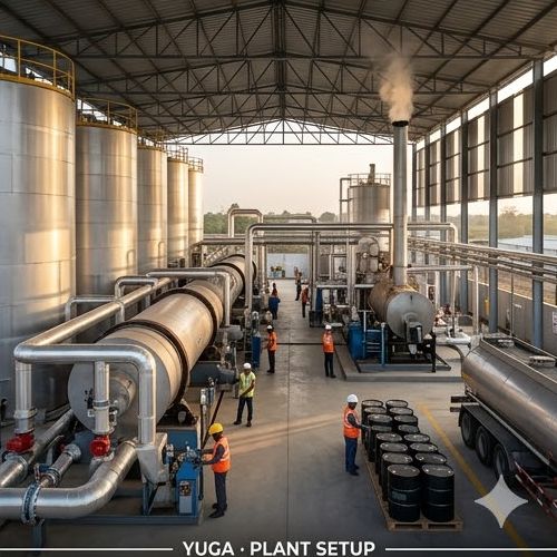 Complete plant setup - interior view