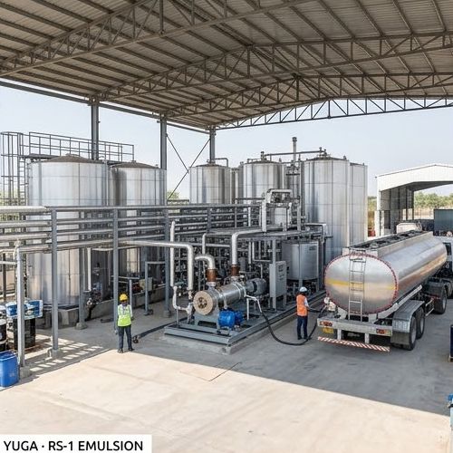 Bitumen emulsion plant - front view