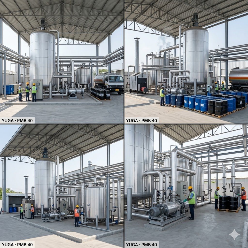 PMB plant - one plant from four angles