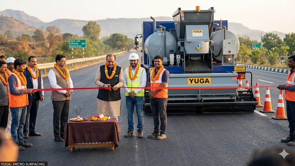 Micro-surfacing plant - plant inauguration ceremony
