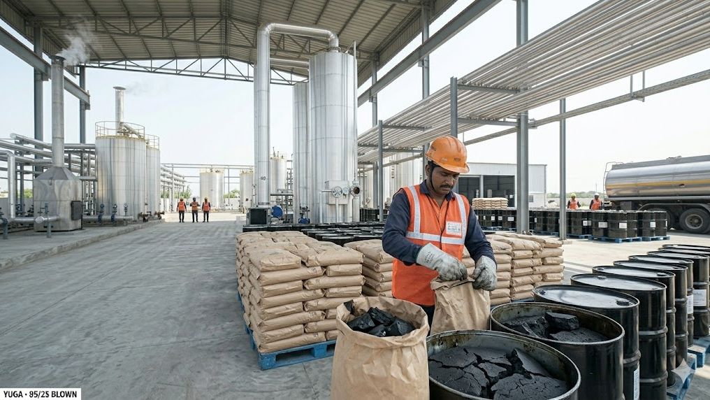 Blown bitumen plant - hero product moment