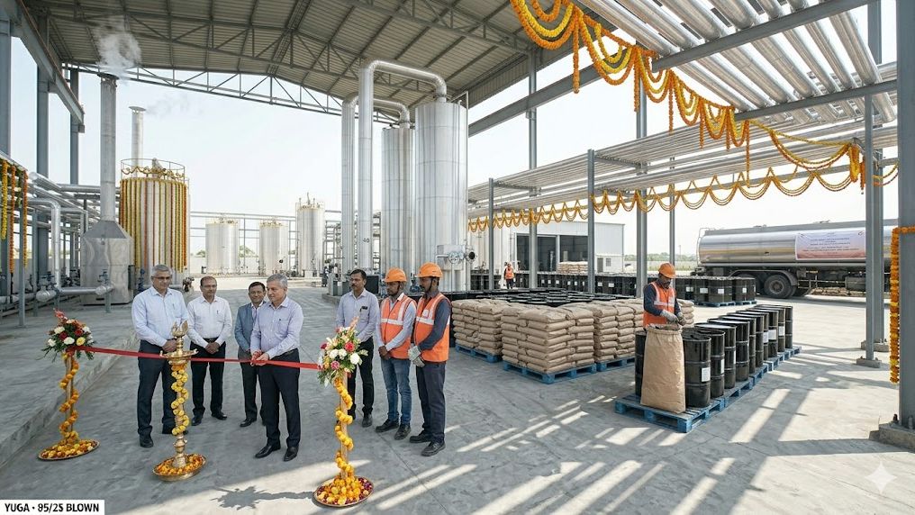 Blown bitumen plant - plant inauguration ceremony