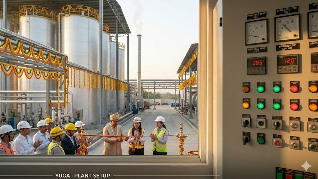 Complete plant setup - plant inauguration ceremony