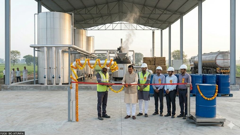 Bio-bitumen plant - plant inauguration ceremony