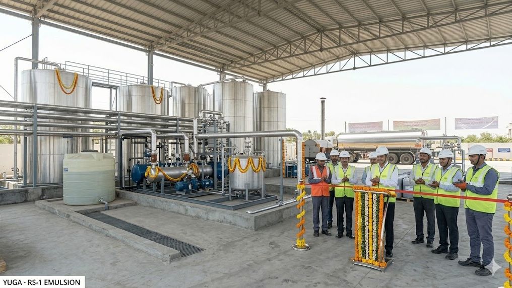 Bitumen emulsion plant - plant inauguration ceremony