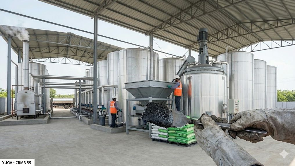 CRMB plant - process detail with engineer