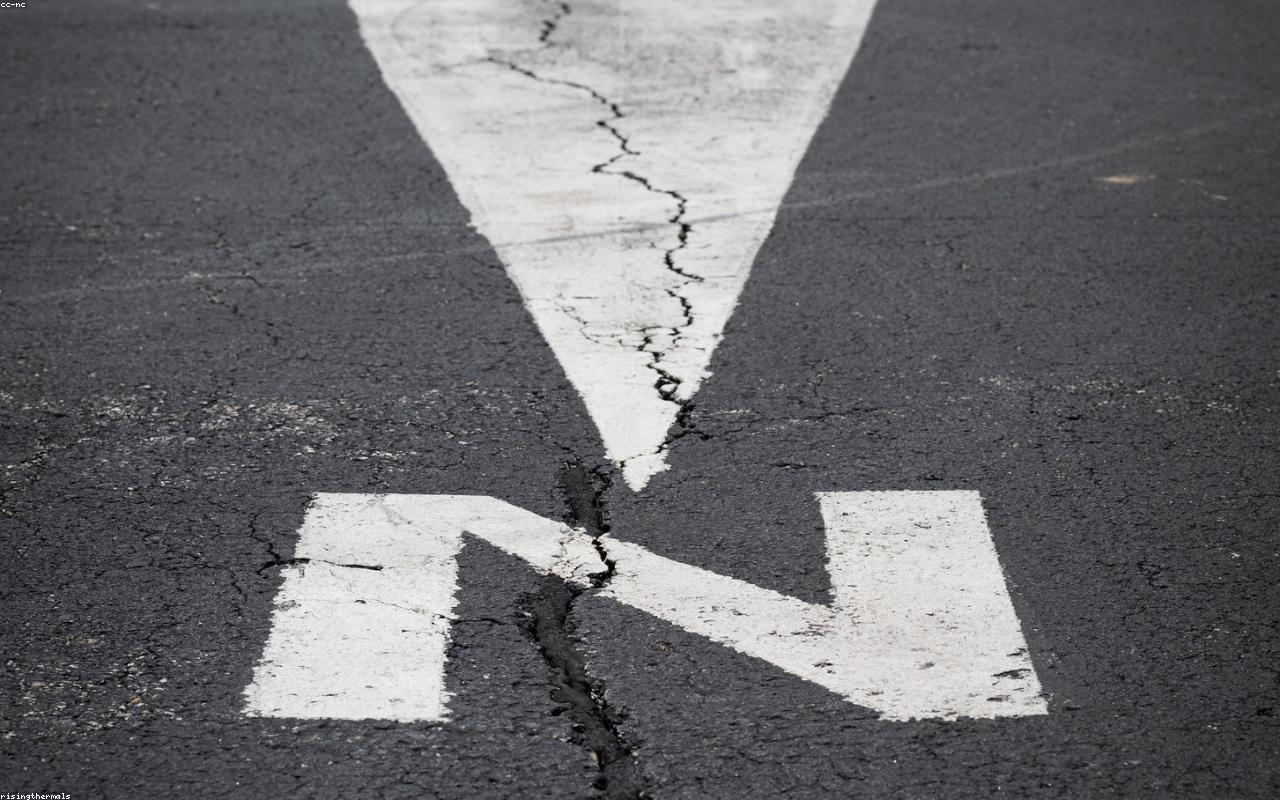 Asphalt surfacing - emulsion application
