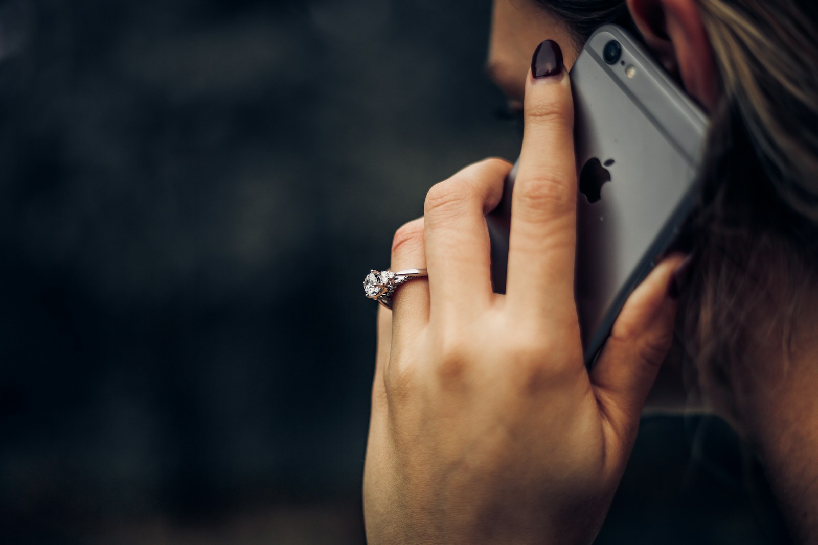 Person on a live phone call - AI voice agent